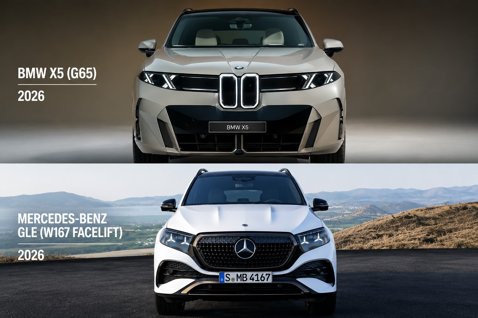 Nieuwe BMW X5 G65 of Mercedes GLE W167 Facelift: welke SUV is beter