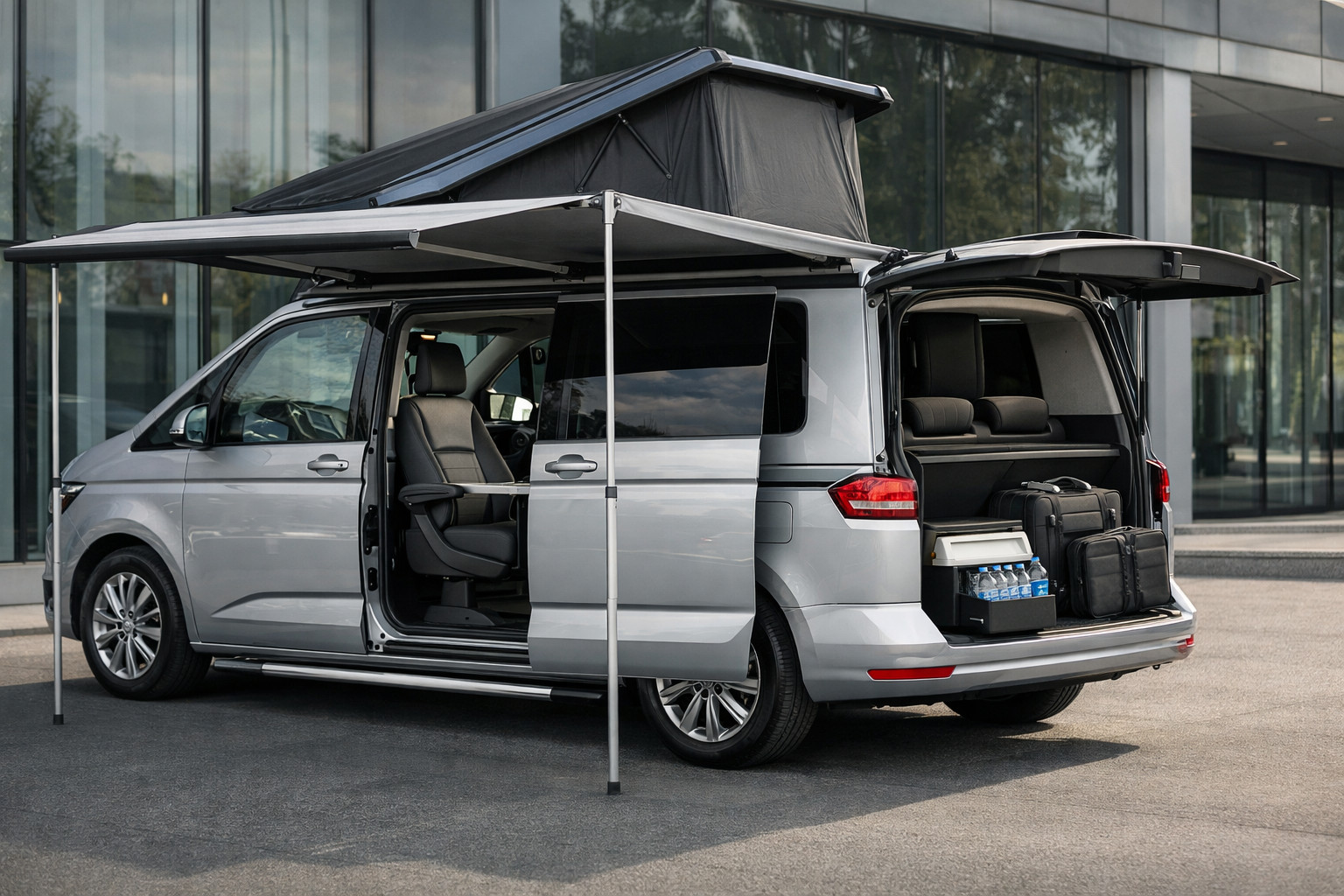 Upgradepakket voor Volkswagen Caravelle T7 voor zakelijk en passagiers