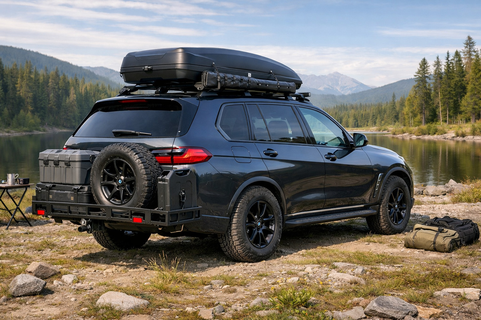 Wat past op de BMW X7 G07 voor natuurtrips en dakbagage