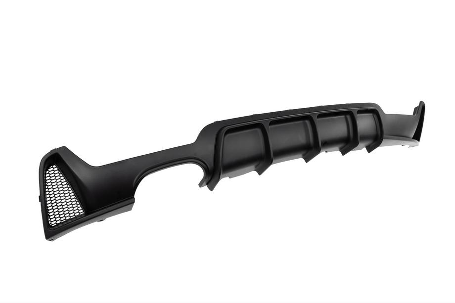 BMW 4 Serie F32/F33/F36 2012–2020 Achterbumper diffuser voor dubbele uitlaat aan één zijde (voor M-Sport, ABS) Foto 4