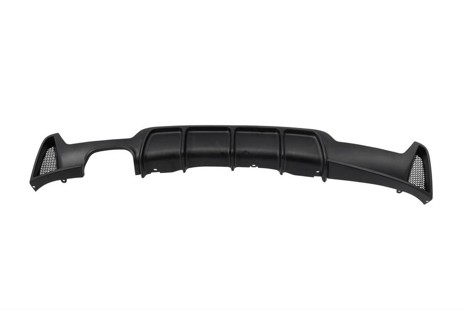 BMW 4 Serie F32/F33/F36 2012–2020 Achterbumper diffuser voor dubbele uitlaat aan één zijde (voor M-Sport, ABS) Foto 5