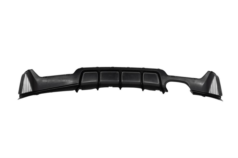 BMW 4 Serie F32/F33/F36 2012–2020 Achterbumper diffuser voor dubbele uitlaat aan één zijde (voor M-Sport, ABS) Foto 8