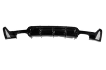 BMW 4 Serie F32/F33/F36 2012–2020 Achterbumper diffuser voor dubbelzijdige dubbele uitlaat (voor M-Sport, ABS) foto 1