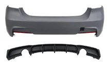 BMW 3 Serie F30/F31 2012–2019 Achterbumper met diffuser voor enkel uitlaat links/rechts M-Sport (voor F30) foto 1