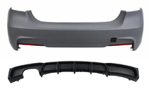 BMW 3 Serie F30/F31 2012–2019 Achterbumper met diffuser voor dubbele uitlaat aan één zijde M-Sport (voor F30) foto 1