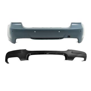 Achterbumper met diffuser voor dubbele uitlaat links en rechts M-Sport (voor E90 2008-2011) BMW 3-serie E90/E91 2005–2011