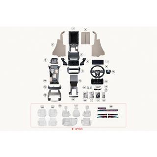 Interieur upgrade set – dashboard sierlijsten voor Lexus GX460 2023 Style foto 4