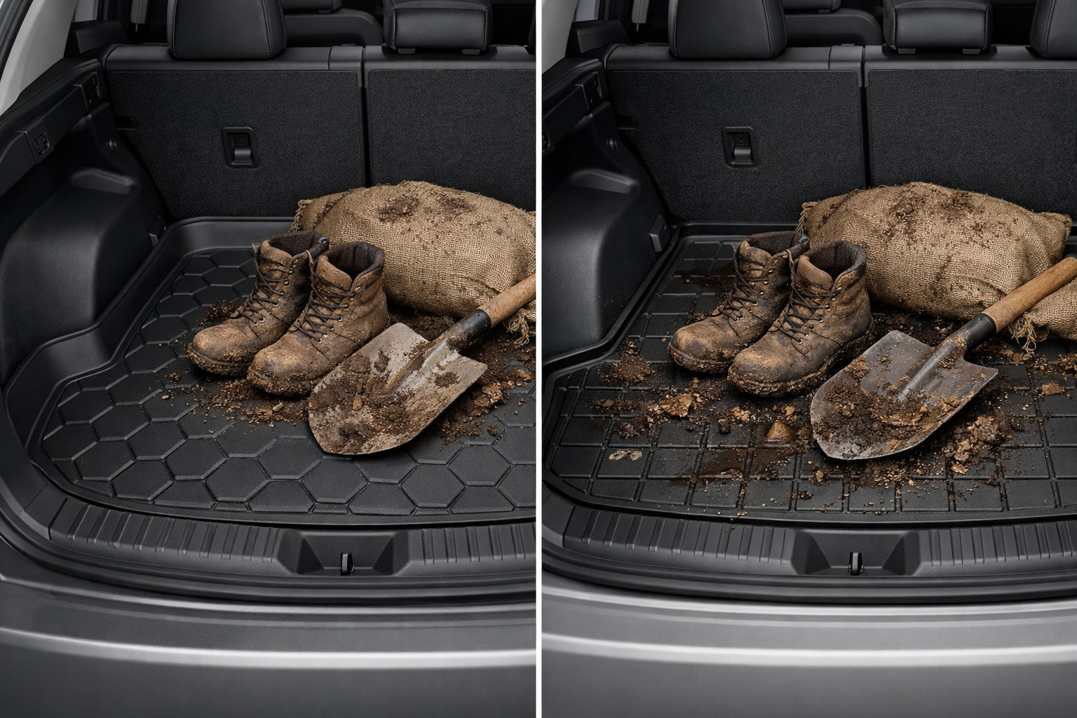 3D-kofferbakmat of gewone rubber mat: wat kies je voor vuile lading
