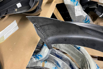 Volkswagen Caddy 2015–2020 B-keuze Front lip spoiler DPT (spuitklaar) foto 3