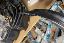 Volkswagen Caddy 2015–2020 B-keuze Front lip spoiler DPT (spuitklaar) foto 2
