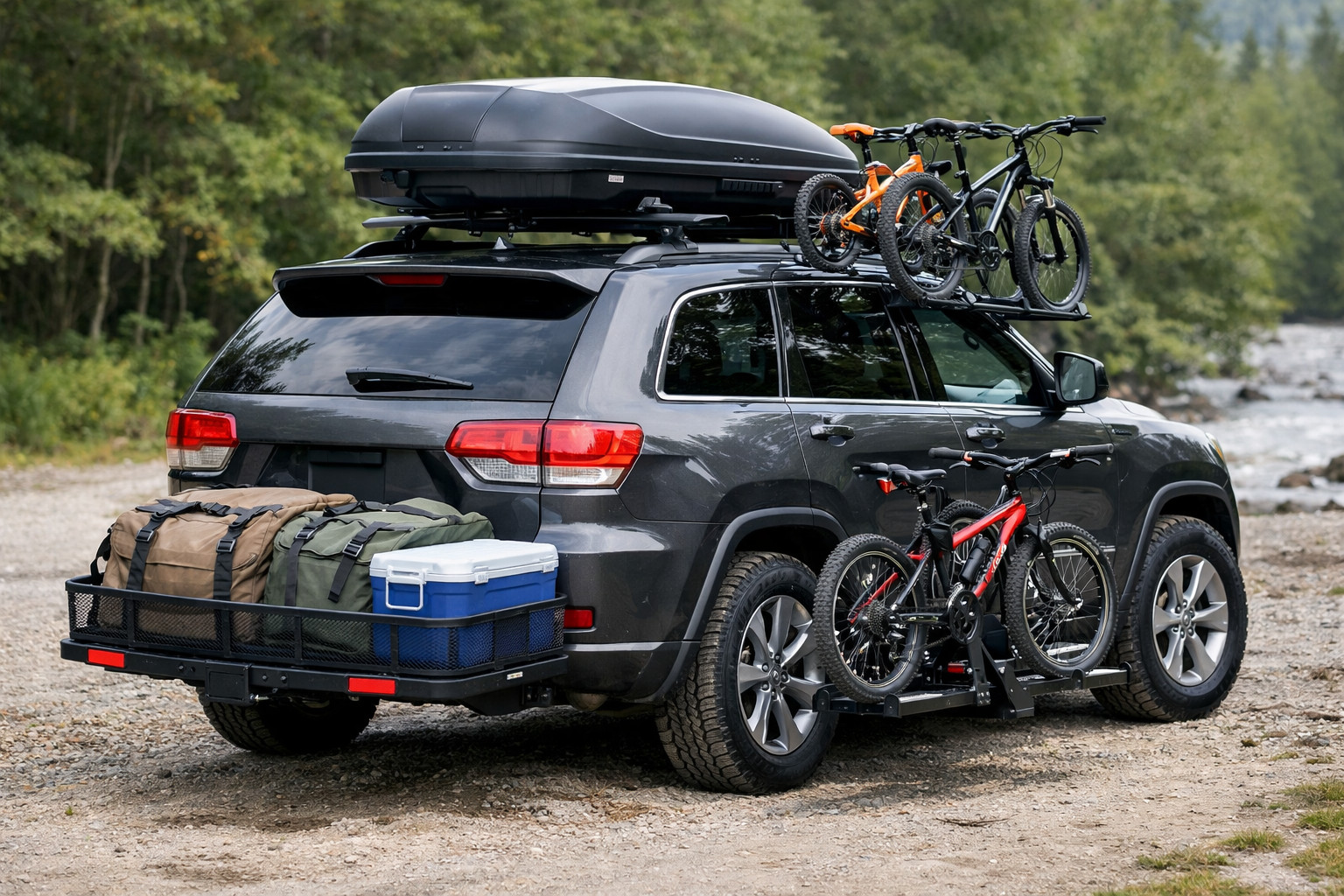 Wat monteer je op Jeep Grand Cherokee WK2 voor gezin en zware bagage