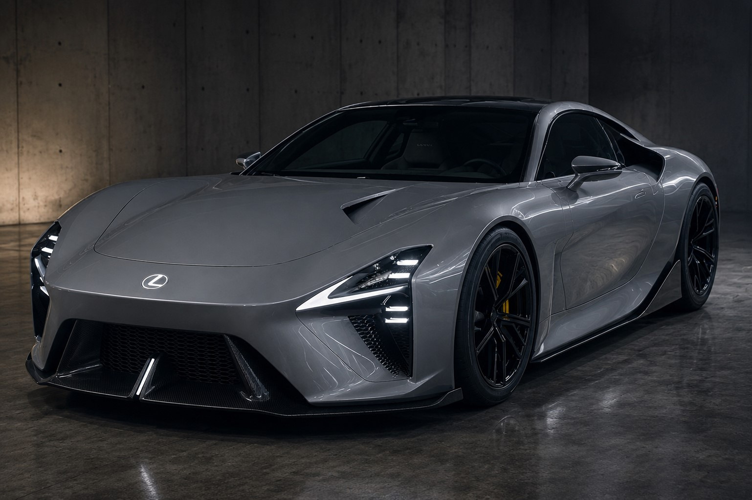 Elektrische Lexus LFA Concept voor het eerst rijdend getoond