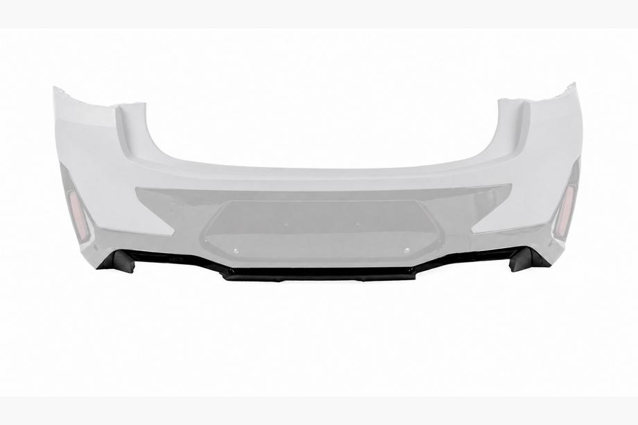 BMW X4 G02 2018– Achterbumper diffuser X4M 2022-2024 (onderste deel) Foto 1