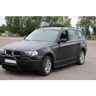 Side steps KB001 Black (RVS) BMW X3 E83 2003–2010 foto 2