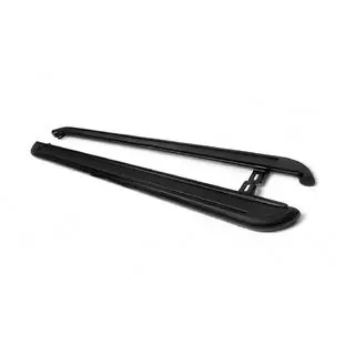 Side steps Premium Black (2 stuks, RVS) foto 2