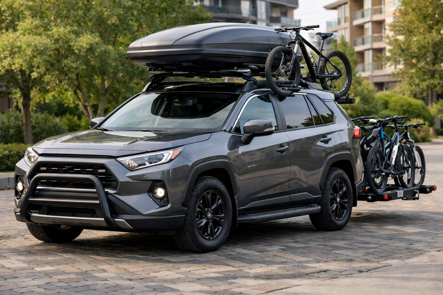 Wat monteer je op Toyota RAV4 2019+ voor stad en gezinsritten
