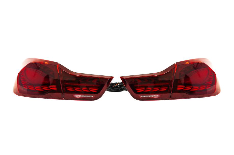 BMW 4 Serie F32/F33/F36 2012–2020 Achterlichten GTS Style Red Image