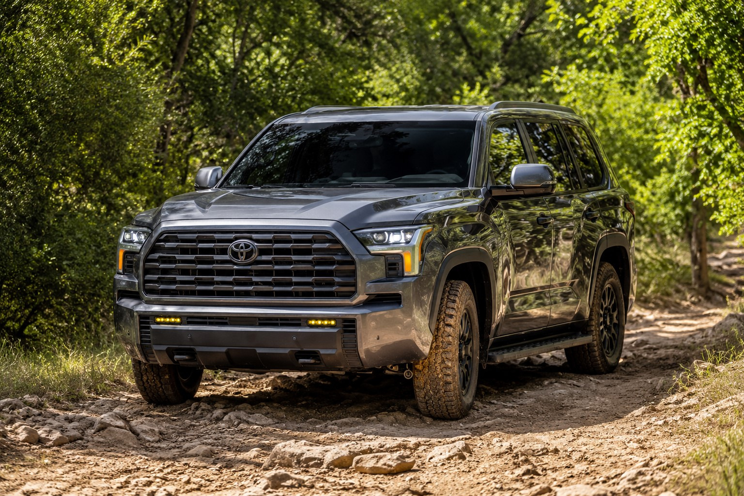 Toyota Sequoia 2027 krijgt facelift en fabrieks- Trailhunter offroadpakket