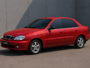 Daewoo Lanos 1998–2017 Raamomlijsting (4 stuks, RVS) foto 1