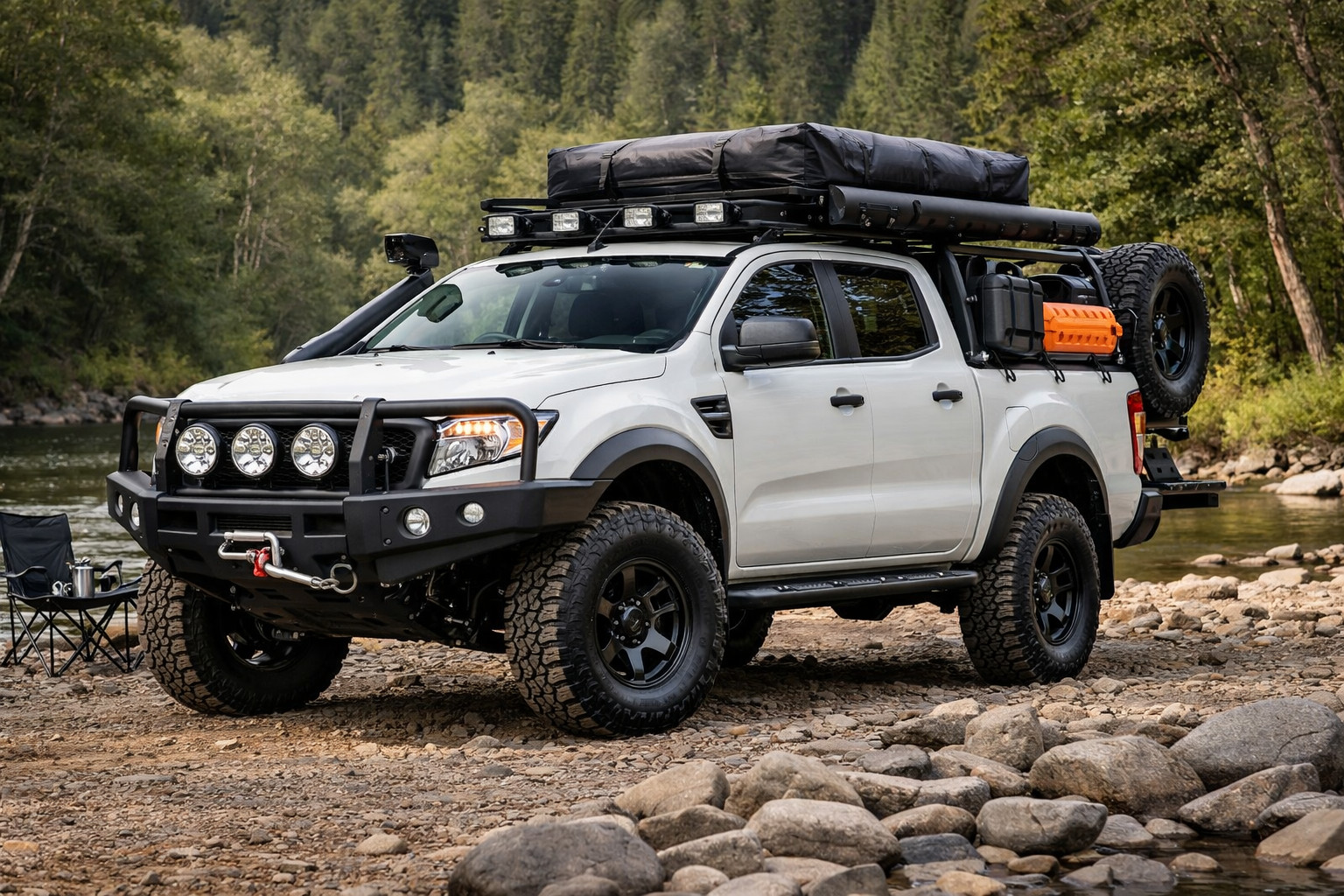 Upgradepakket Ford Ranger 2011-2022 voor werk en outdoor trips
