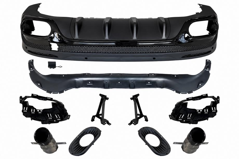 Mercedes GLB X247 2019– Achterdiffuser met uitlaatsierstukken (AMG GLB35 2024 design) Image