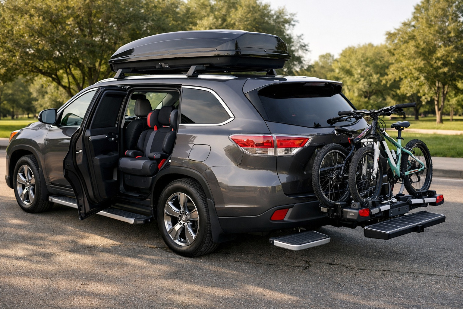Upgradepakket voor Toyota Highlander 2013-2019 voor gezin en comfortabele instap