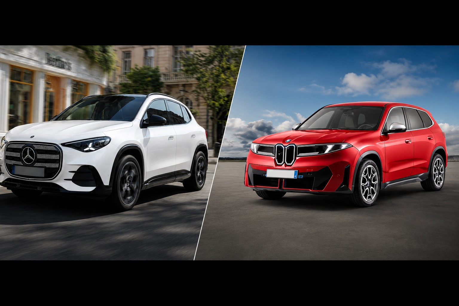 Mercedes GLA Electric vs BMW iX1: welke premium elektrische crossover is beter