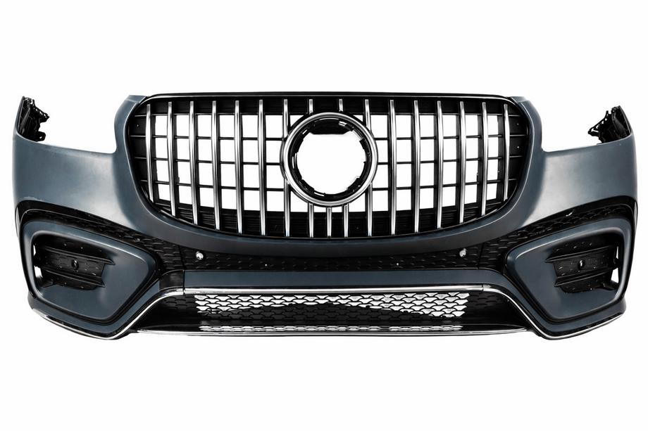 Mercedes GLS X167 2019– Voorbumper GLS450 compleet met GT Panamericana grille (2025-Design) Image