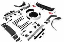 Suzuki Jimny 2018– G-class-design BRB bodykit set foto 5