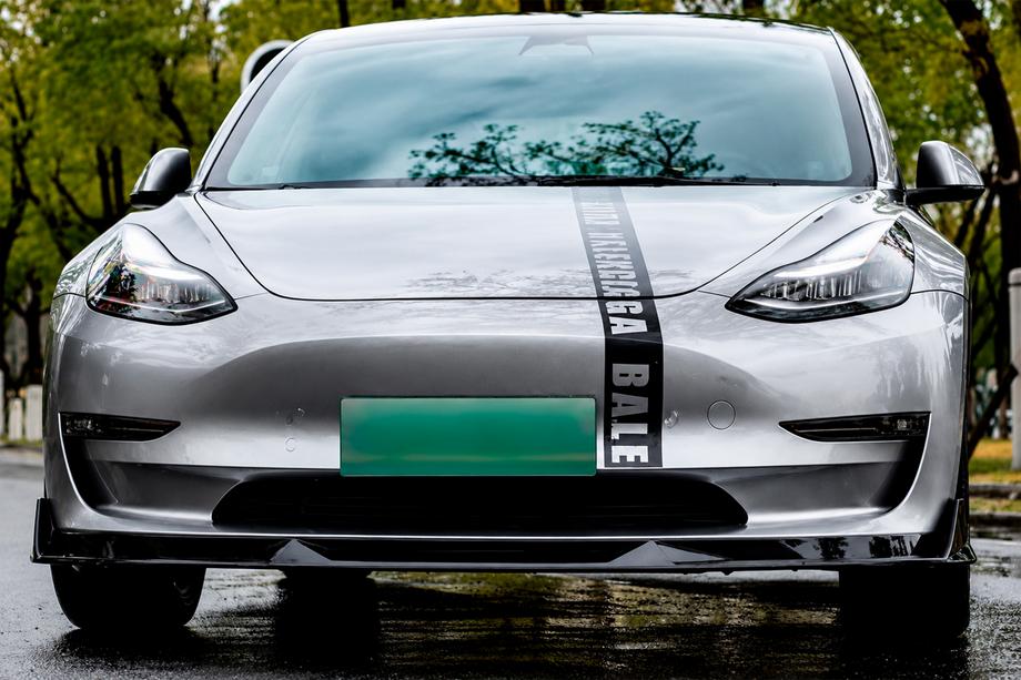 Tesla Model 3 2017– Voorbumper lip spoiler Lip Turbo (voor 2017-2023) Image