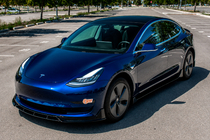 Tesla Model 3 2017– Frontlip voor voorbumper Lip Fast (voor 2017-2023) foto 4