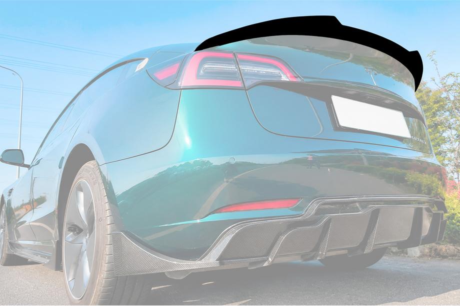 Tesla Model 3 2017– Fast spoiler (voor 2017-2023) Foto 1