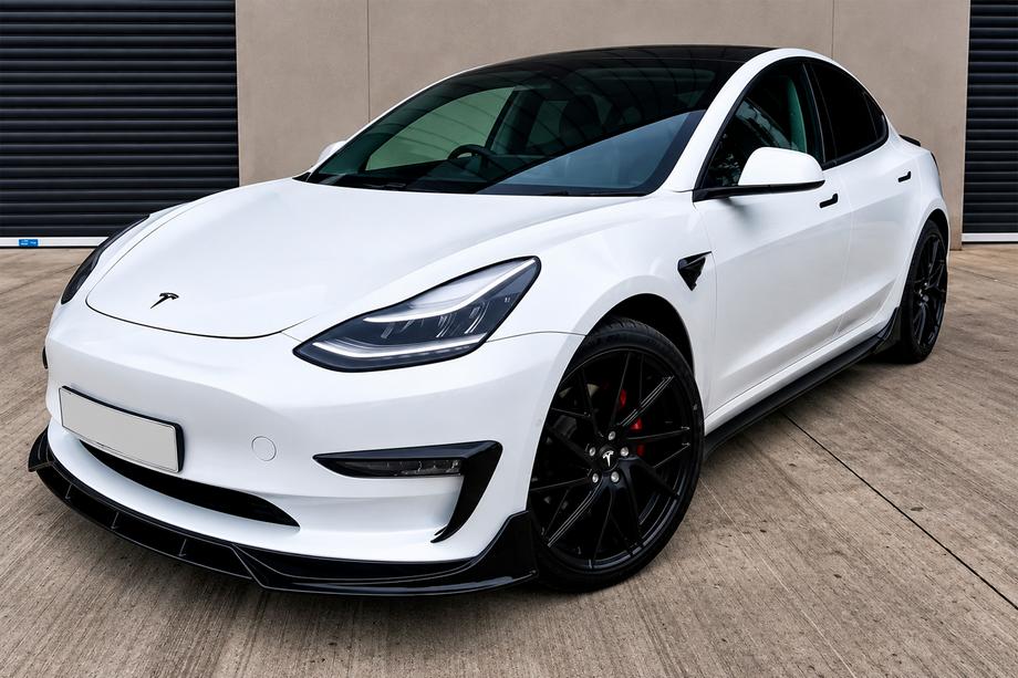 Tesla Model S 2012– Dorpellijsten Fast (voor 2021+) Image