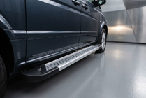 Mercedes Vito/V-klasse W447 2014– Side steps New Vision Grey (2 stuks, aluminium) foto 1