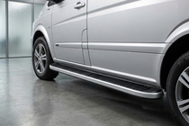Mercedes Viano 2004–2014 Side steps Tayga Grey (2 st., aluminium) foto 1