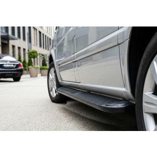 Zijtreden Tayga Black (2 stuks, aluminium)