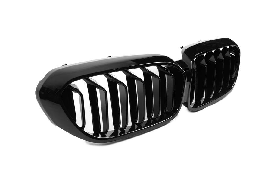 BMW 5 Serie G30/G31 2017–2023 Niergrilles M-Look LCI-Design (2017-2020, hoogglans zwart) Foto 3