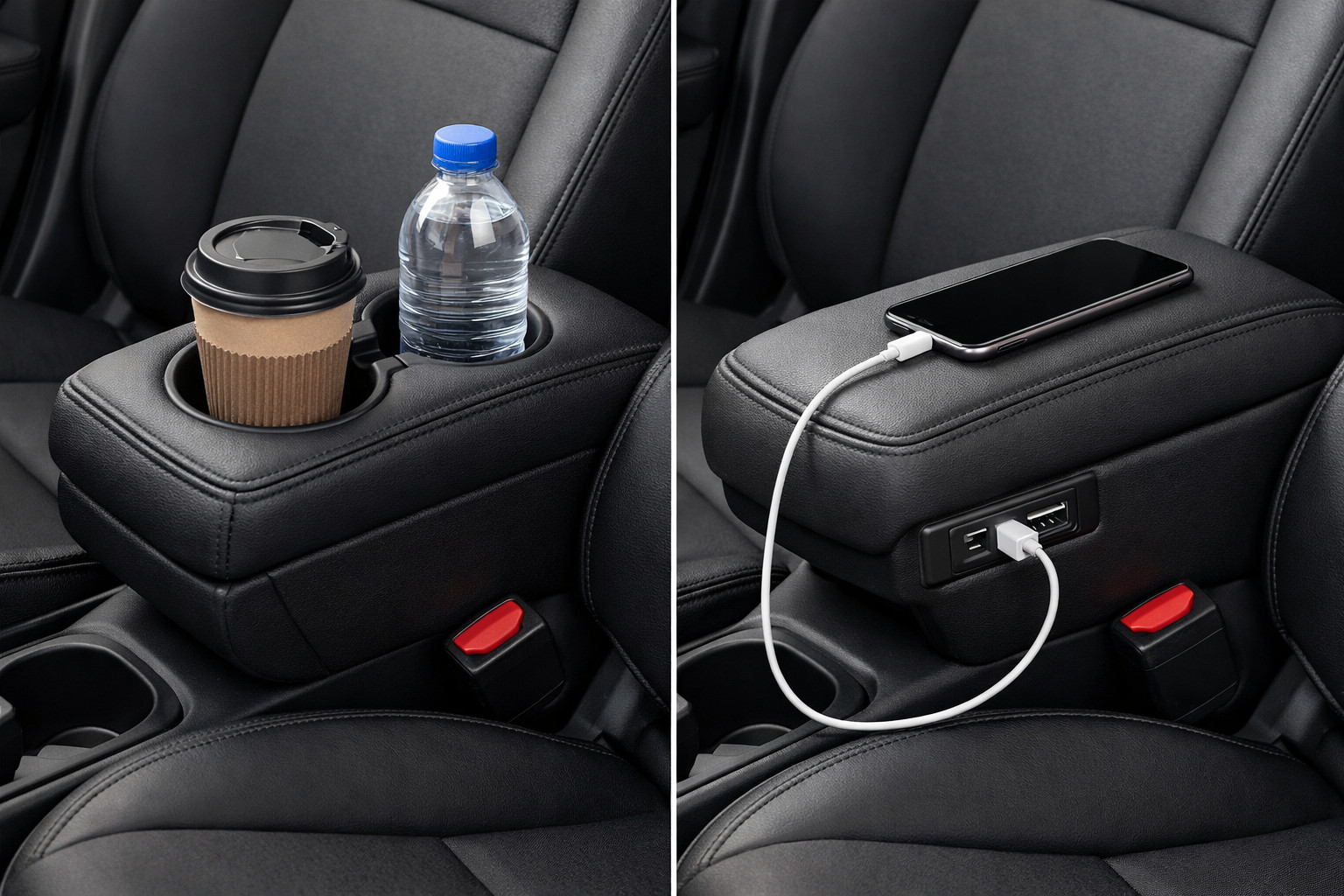 Armsteun met bekerhouder of USB: wat kies je voor dagelijks rijden