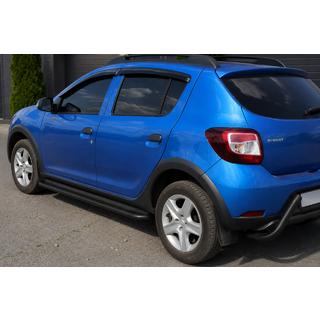 Side steps KB001 (RVS) Black Dacia Sandero 2013–2020 foto 1