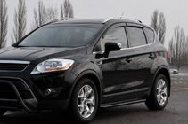 Ford Kuga 2008–2013 Side steps Premium (2 stuks, RVS) Black foto 2