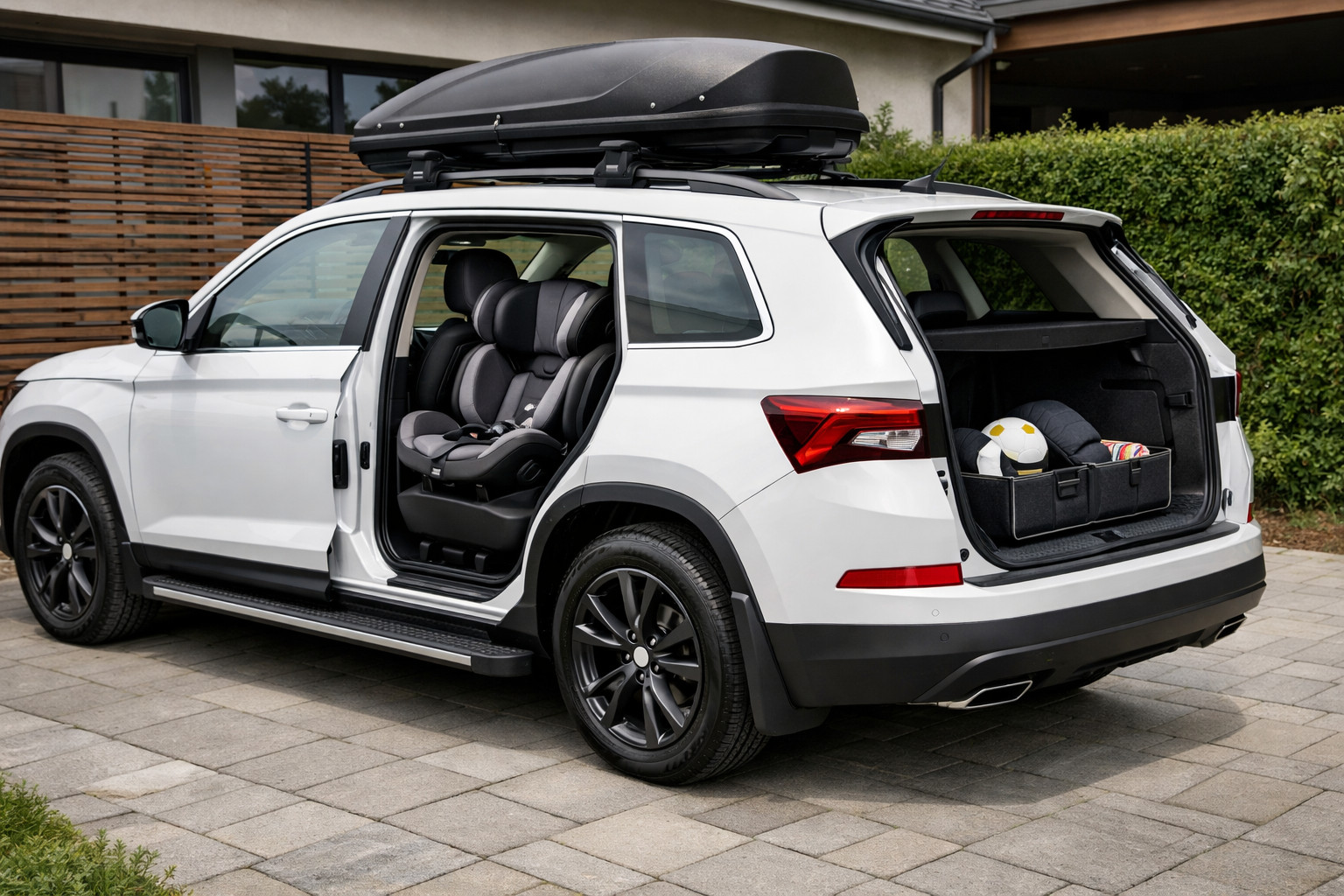 Wat te monteren op Skoda Kodiaq 2016-2023 voor schone dorpels en gezinsgebruik