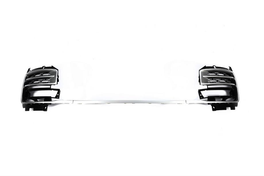 Range Rover IV L405 2013–2021 Frontbumper lip spoiler set SVA Silver (2018-2021, 3-delig) Image