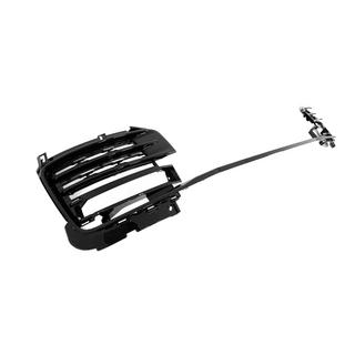 Front bumper lip spoiler set SVA Black (2018-2021, 3-delig) foto 3