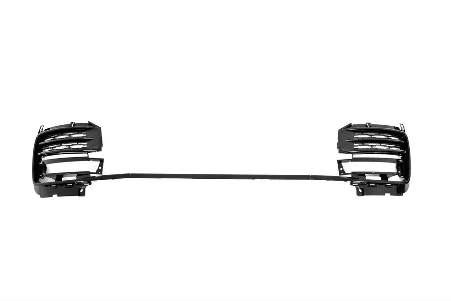 Range Rover IV L405 2013–2021 Front bumper lip spoiler set SVA Black (2018-2021, 3-delig) Image