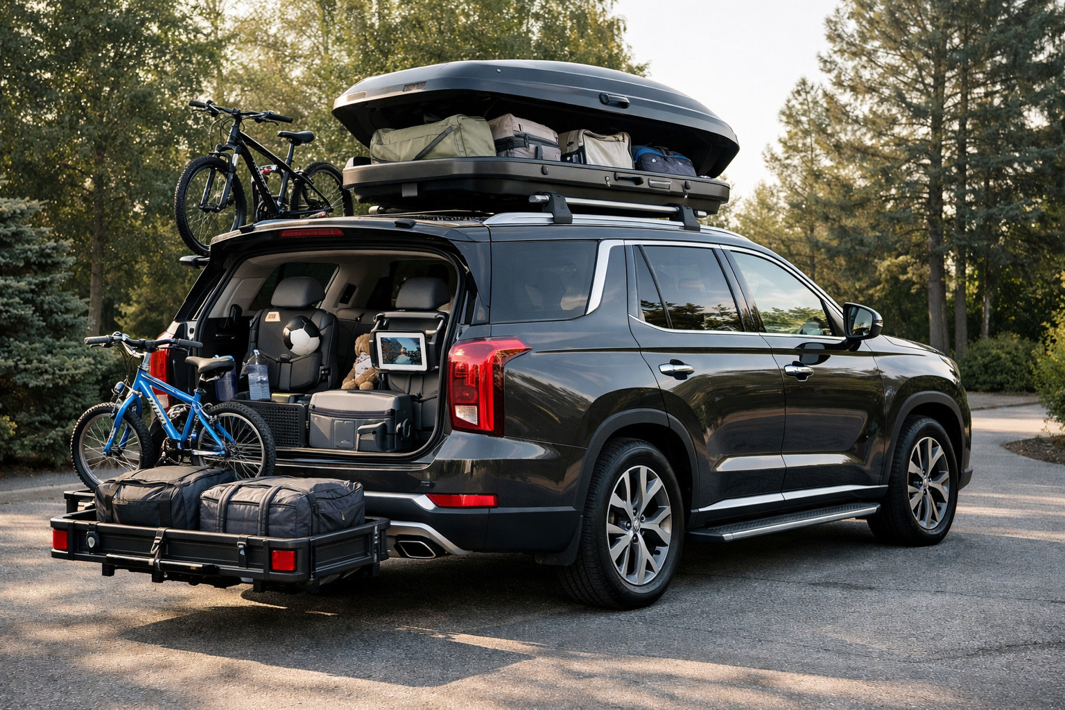 Upgradepakket voor Hyundai Palisade: gezin, bagage en dagelijks gebruik