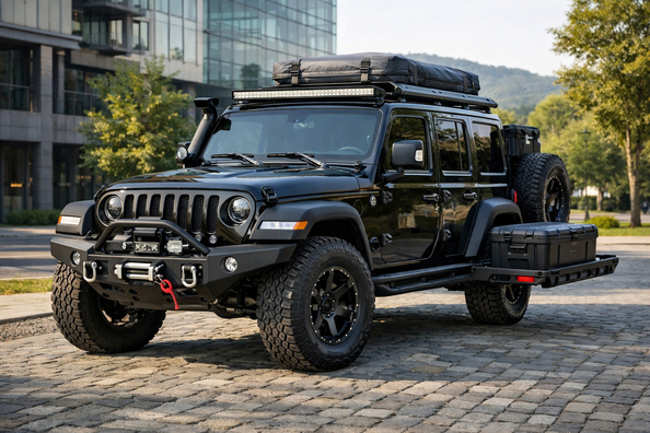 Wat monteer je op een Jeep Wrangler 2018+ voor stad, rijhoogte en trips in de natuur