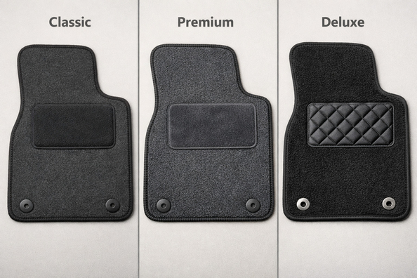 Textielen vloermatten Classic, Premium of Deluxe: welk niveau kiezen
