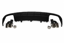Audi A6 C7 2011–2017 Achterdiffuser met uitlaatsierstukken S-Style (voor S / S-Line 2014-2017) foto 14