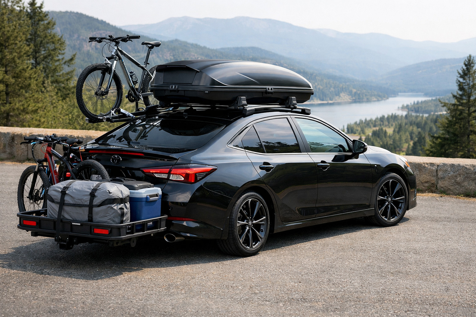 Wat je op de Toyota Camry 2024 monteert voor bagage en reizen