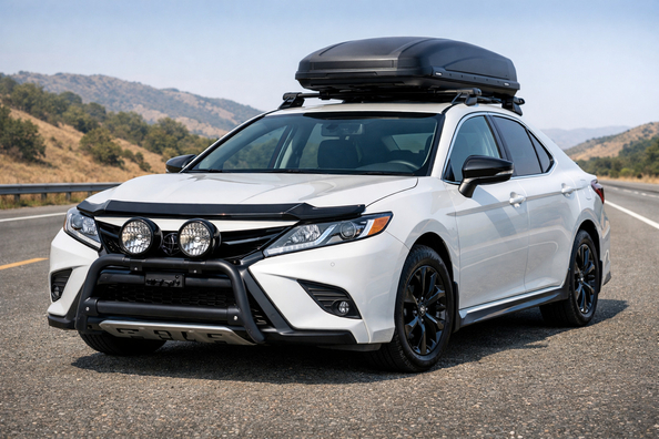 Wat monteren op Toyota Camry 2017–2023 voor snelweg en frontbescherming Foto 1
